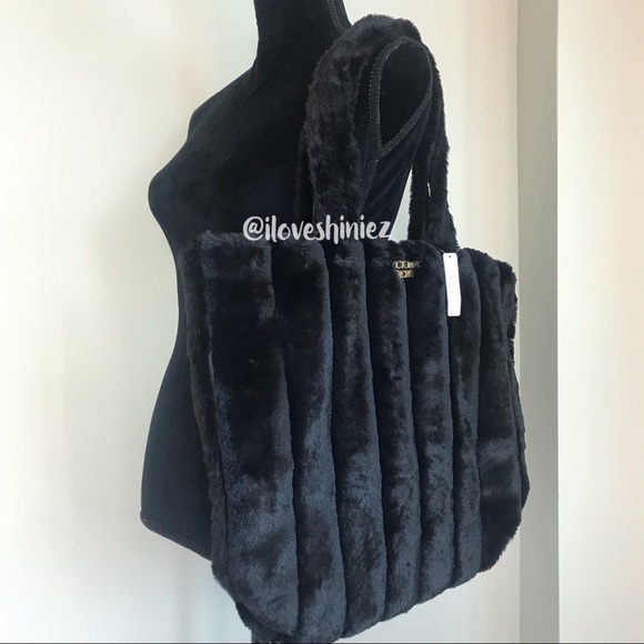 •Victoria's Secret• Faux Fur Tote Bag - Picture 2 of 4